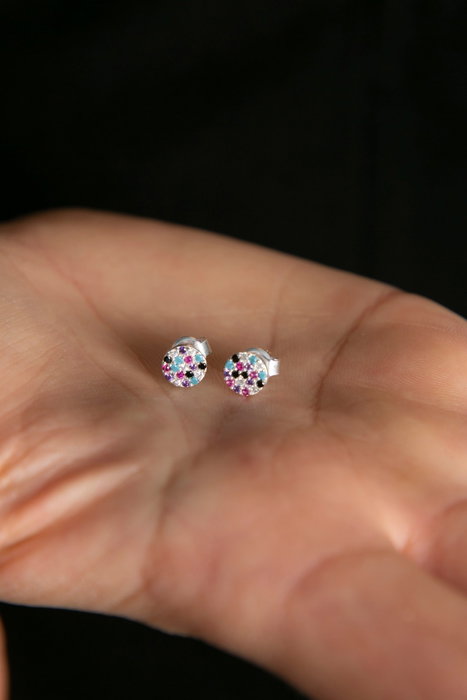 Heliophilia Silver Pendientes de Plata de Ley 925 con Rodio, 5,9 mm Heliophilia Silver Pendientes de Plata de Ley 925 con Rodio, 5,9 mm